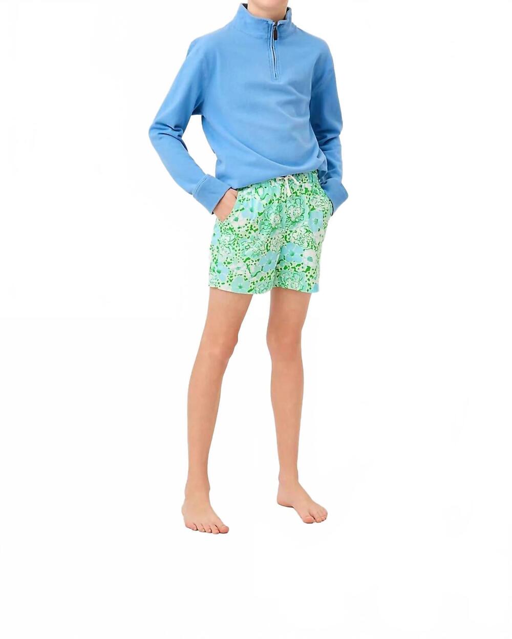 NEW LILLY PULITZER boy's ollie short in mint condition burst of joy
